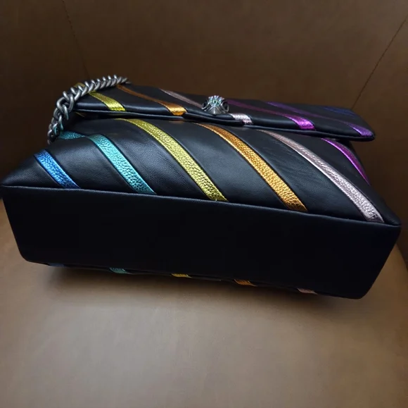Kurt Geiger London Rainbow Leather Shoulder Bag From NORDSTROM RACK - Picture 3 of 5